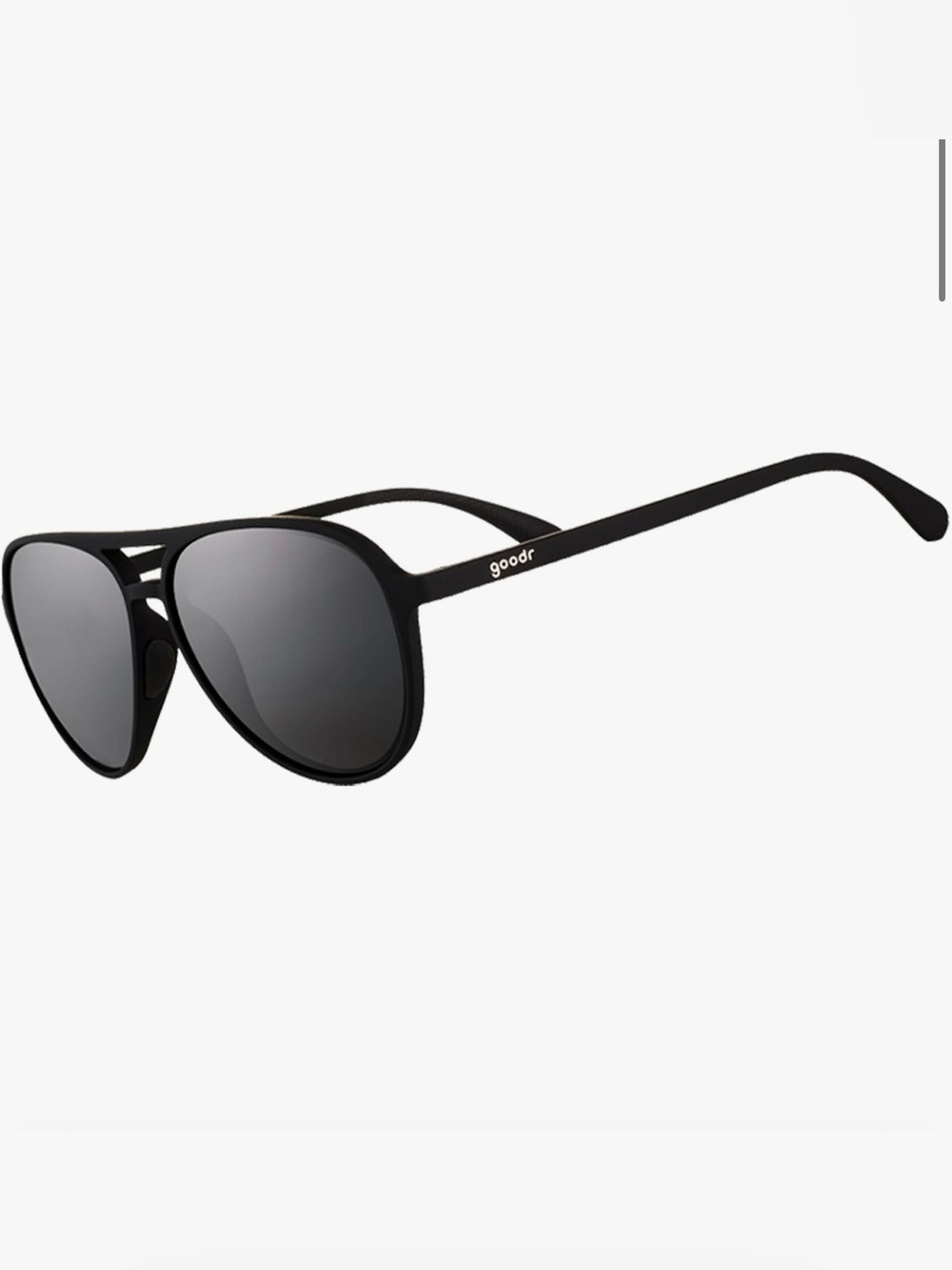 goodr Women's Black Polarized Sunglasses